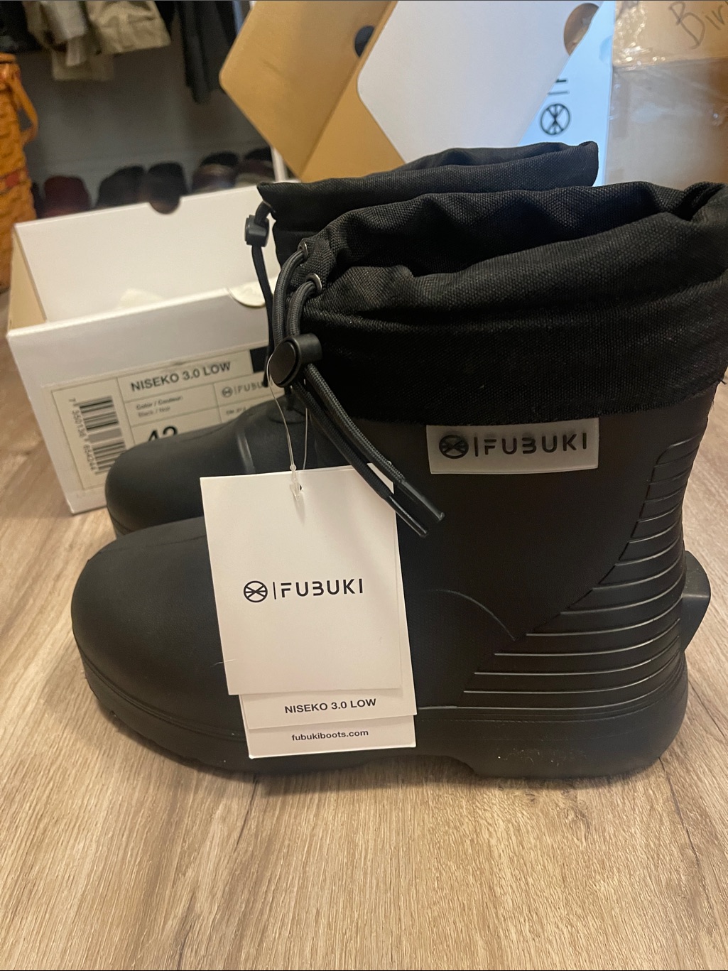 Fubuki Niseko Men's Black Insulated Rain & Snow Boots — image 5 of 6